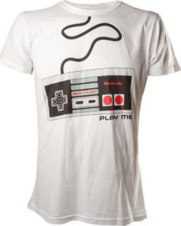 T-Shirt Nes Controller White Large
