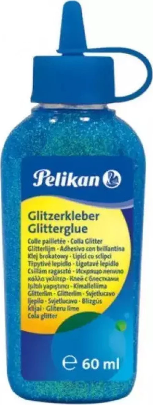 Pelikan Glitterglue Κόλλα Τυρκουάζ 60ml