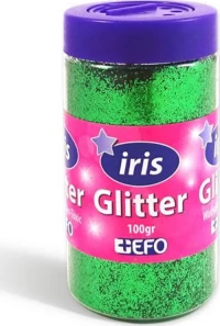 +Efo Iris Glitter Πράσινο 100gr