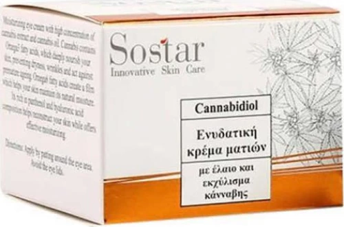 Sostar Cannabidiol Moisturizing Eye Cream 30ml