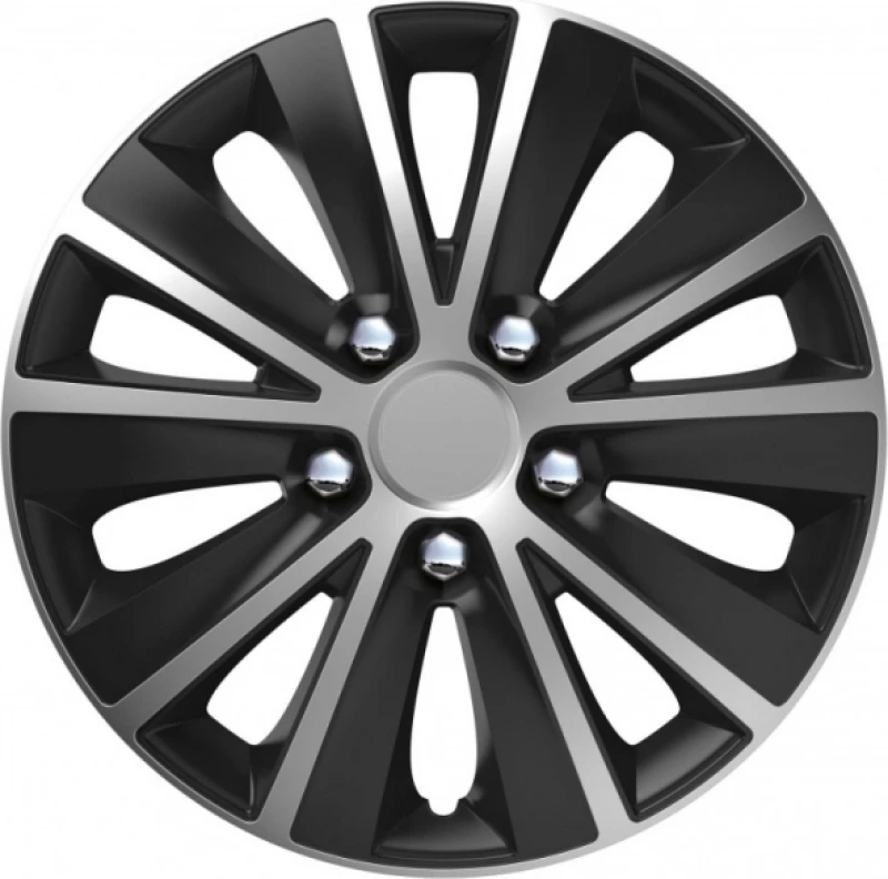 Auto Gs Τάσι Αυτοκινήτου Rapide 1τμχ 15" Μαύρο/Ασημί