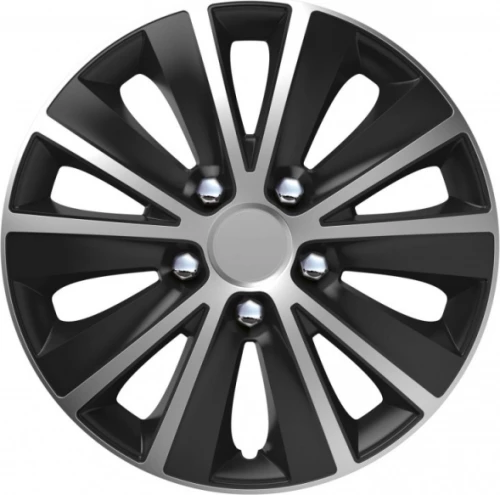 Auto Gs Τάσι Αυτοκινήτου Rapide 1τμχ 15" Μαύρο/Ασημί
