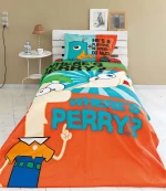 Palamaiki Παπλωματοθήκη Σετ Phineas & Ferb 170x250cm