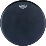 Remo Ambassador Black Suede 14"