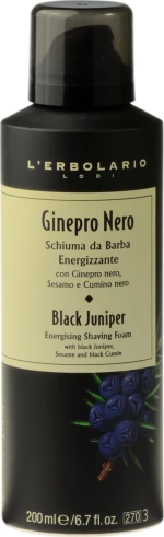 L' Erbolario Ginepro Nero Energising Shaving Foam 200ml