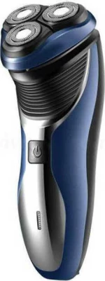 Kemei KM-9035 Blue/ Silver Ξυριστική Μηχανή Προσώπου Επαναφορτιζόμενη