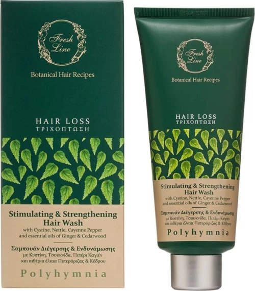 Fresh Line Polyhmnia Stimulating & Strengthening Hair Wash 200ml
