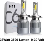 H11 Headlight C6 9-30V 2τμχ