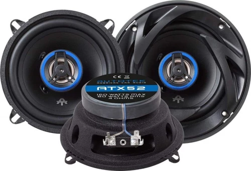 Autotek Atx-52 Ζεύγος Ομοαξονικών Ηχείων (5.25"-13Cm), Ισχύος 80Watt Rms