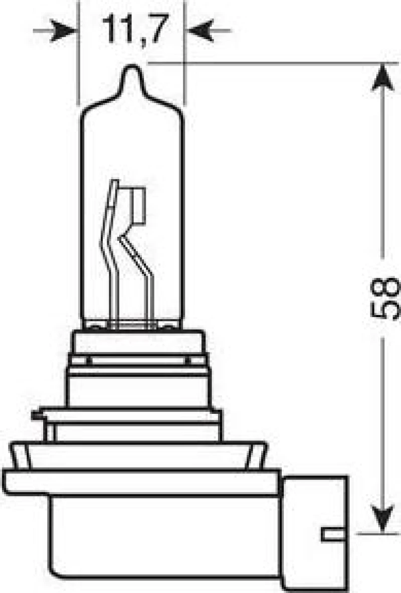 Lampa H9 Halogen Lamp 12V 1τμχ