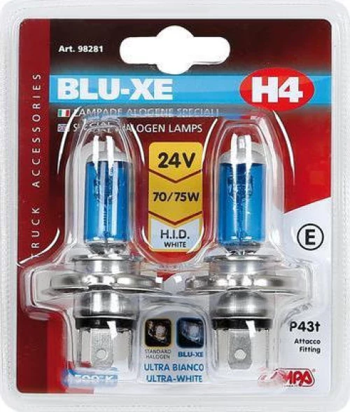 Lampa H4 Blu-Xe 24V 2τμχ