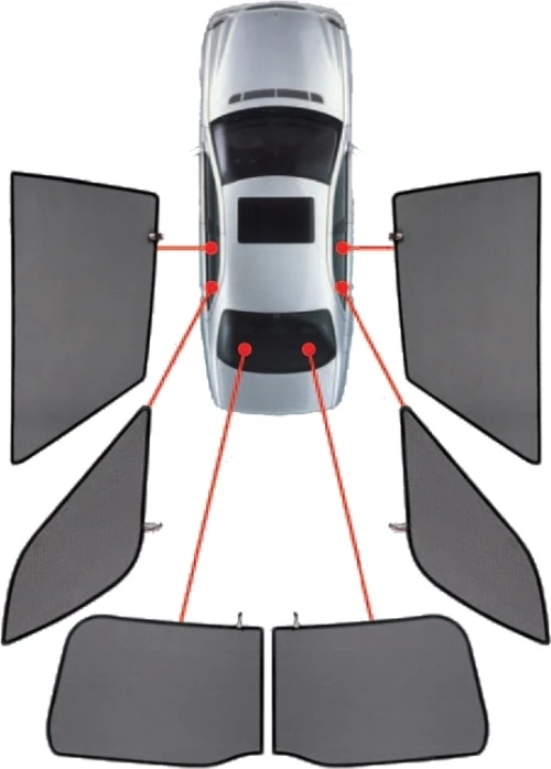 CarShades VW Tiguan 5D 2008+ 6τμχ