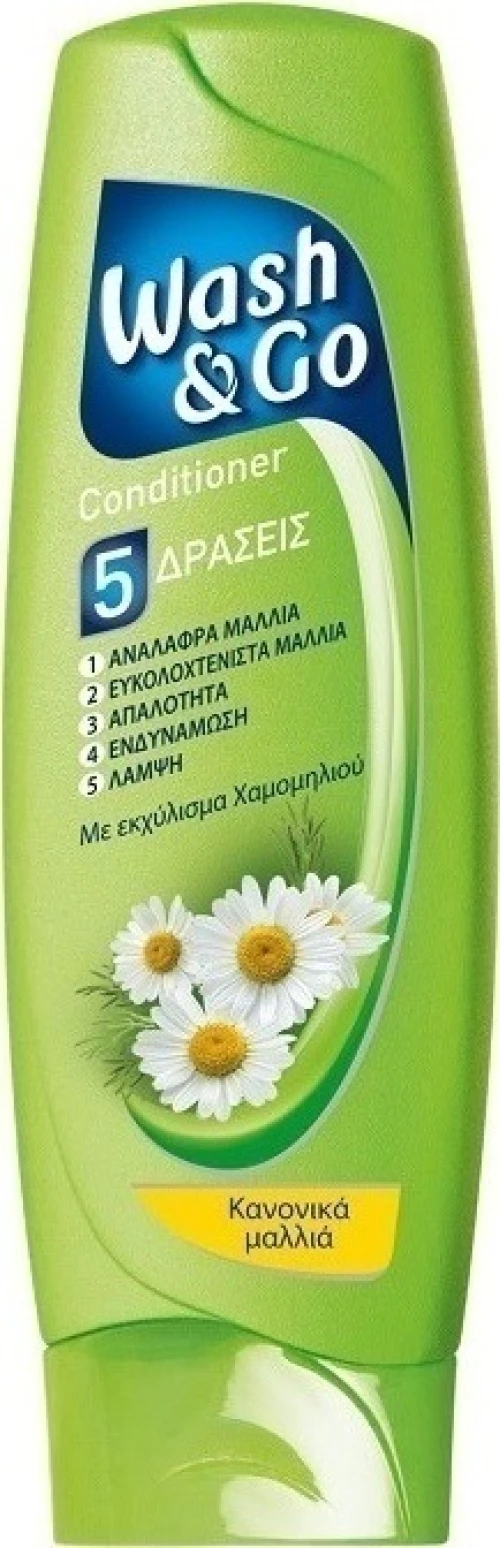 Wash & Go Κανονικά Μαλλιά Χαμομήλι 180ml
