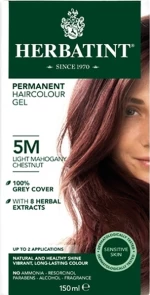 Herbatint Permanent Haircolor Gel 5M Καστανό Ανοιχτό Μαόνι