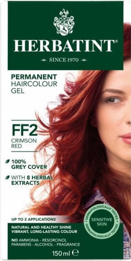 Herbatint Permanent Haircolor Gel FF2 Βαθύ Κόκκινο