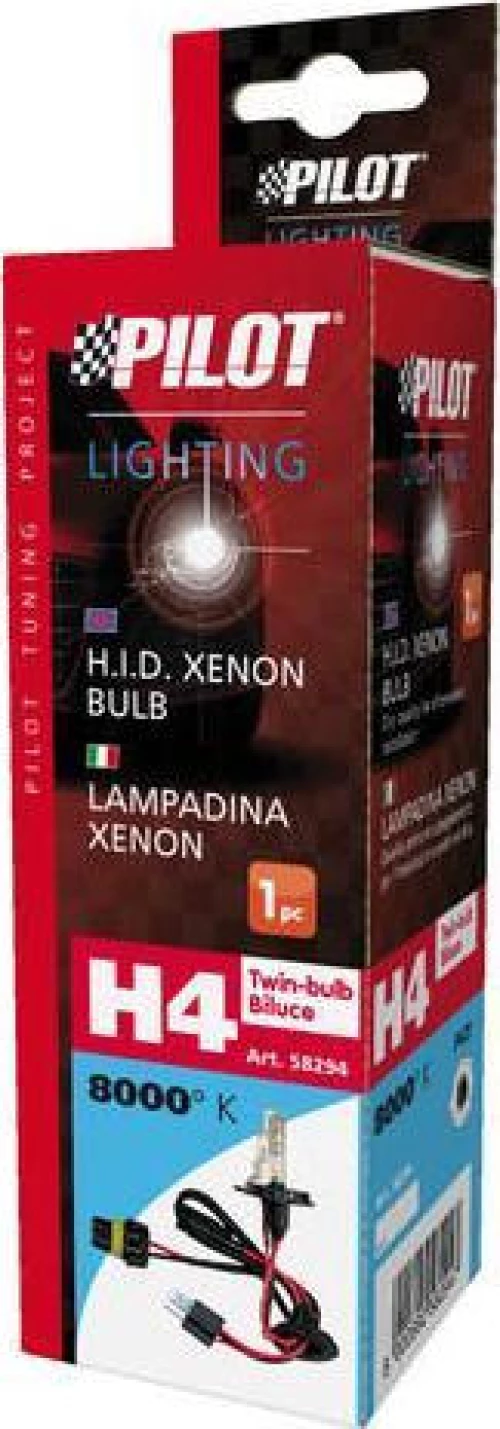 Lampa H4 HID Xenon Twin Bulb 8000K 12V 1τμχ