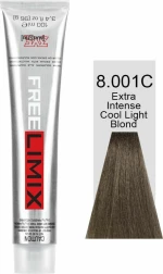 Freelimix Permanent Color 8.001C Ξανθό Ανοιχτό Πολύ Έντονο Ψυχρό 10ml