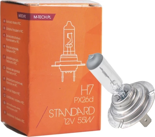 M-Tech H7 PX26d H7 12V 55W PX26d Powertec Standard Αλογόνου 12V 1τμχ