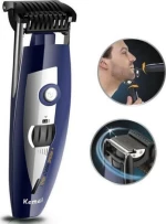 Επαναφορτιζόμενη Ξυριστική Μηχανή και Trimmer δύο Λεπίδων - Kemei KM-981