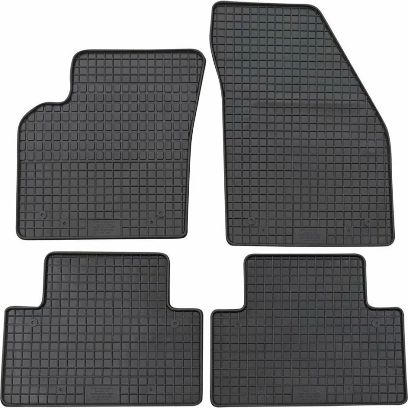 Petex Σετ Πατάκια 4τμχ από Λάστιχο για Volvo C30 / S40 / V50