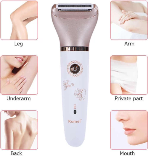 Γυναικεία Ξυριστική Μηχανή 2 Σε 1 Kemei KM-1632