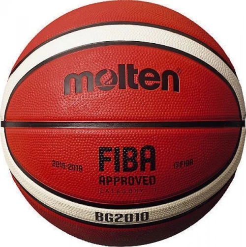 Molten Rubber Cover Basketball No. 7 B7G2010 Orange/Ivory