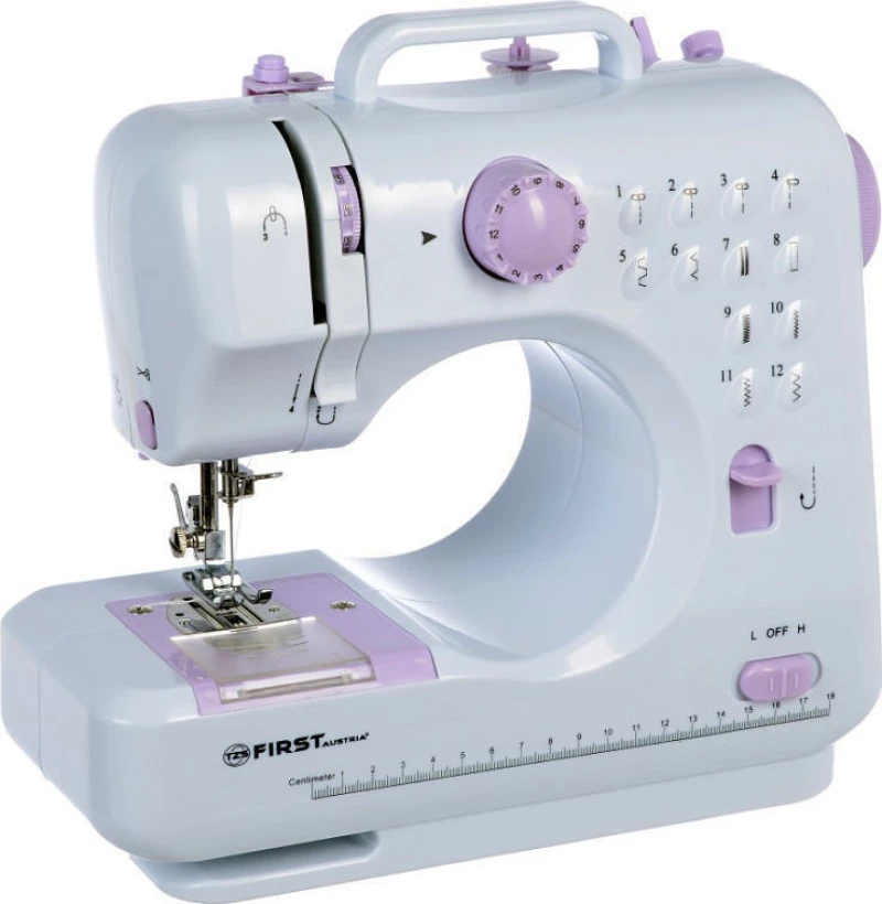 Μίνι Φορητή Ραπτομηχανή First Austria FA-5700-2 με 12 βελονιές και πεντάλ