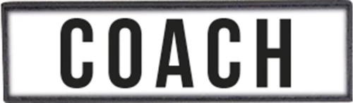 Αυτοκόλλητο Patch "Coach" Amila 95344
