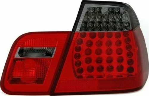 Πίσω φανάρια led για BMW E46 sedan (2001-2005) - φιμέ φλάς - σετ 2τμχ.