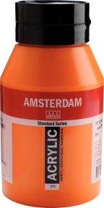 Royal Talens Amsterdam All Acrylics Standard 1000ml Azo Orange 276