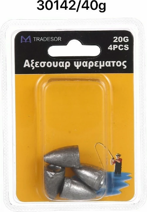 Tradesor Βαρίδιο Μολύβδου 40γρ. 2τμχ