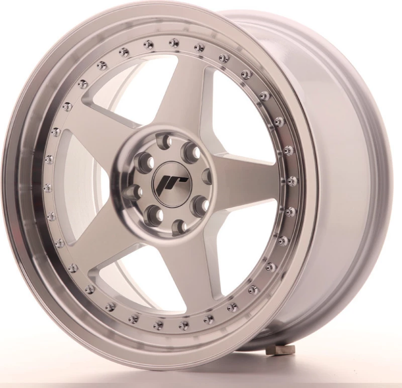 Japan Racing Wheels JR6 17x8 ET35 (4x100/114) Silver Machined Face