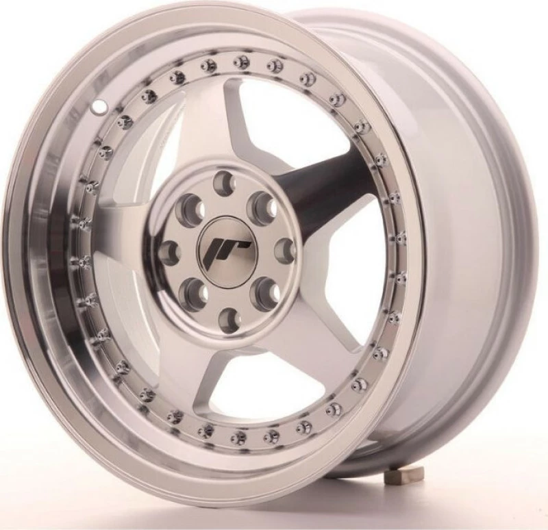 Japan Racing Wheels JR6 17x8 ET35 (4x100/114) Silver Machined Face