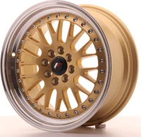 Japan Racing Wheels JR10 16x7 ET30 (4x100/108) Gold/Machined Lip