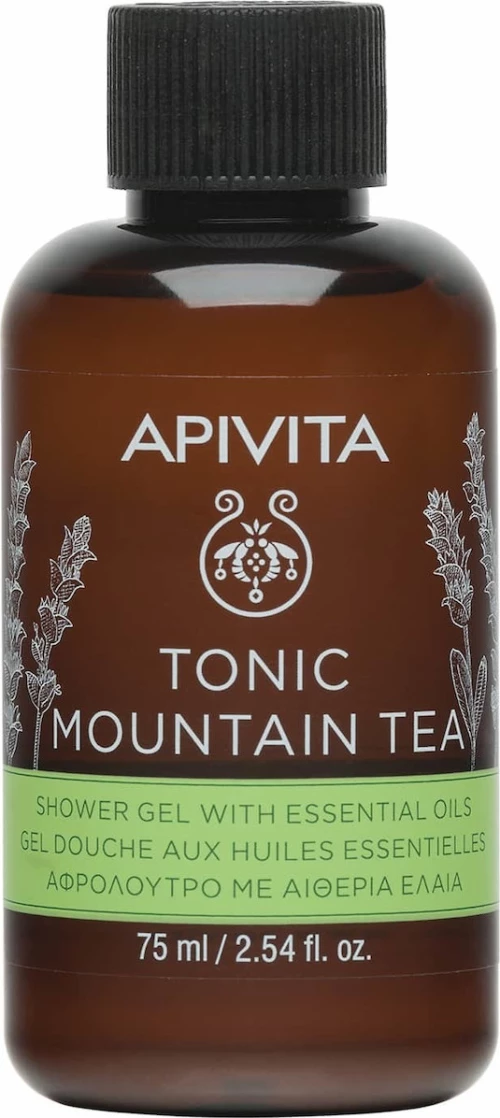 Apivita Tonic Mountain Tea Shower Gel 75ml