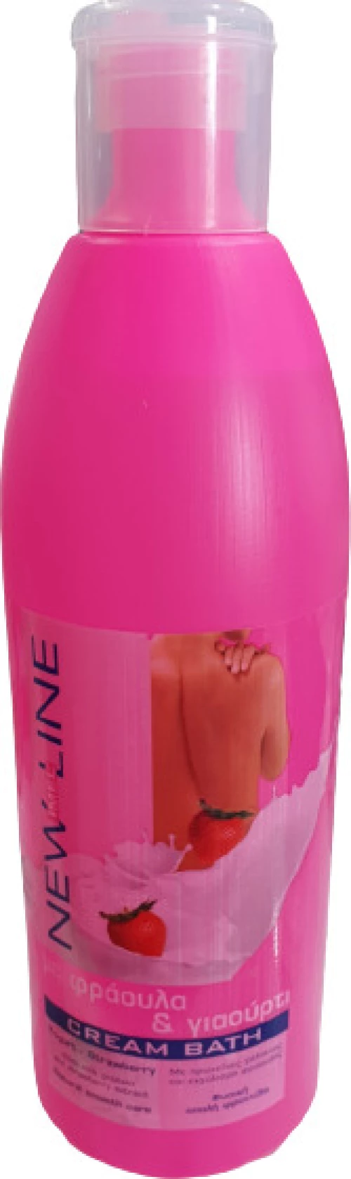 Imel Cream Bath Φράουλα & Γιαούρτι 1000ml