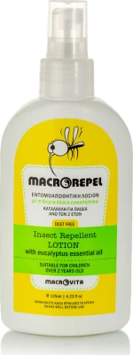 Macrovita Macrorepel Εντομοαπωθητική Λοσιόν με Αιθέριο Έλαιο Ευκαλύπτου , 2+Ετών, 125ml