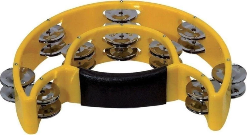 Gewa Half Moon, 20 Jingle Pairs - Yellow