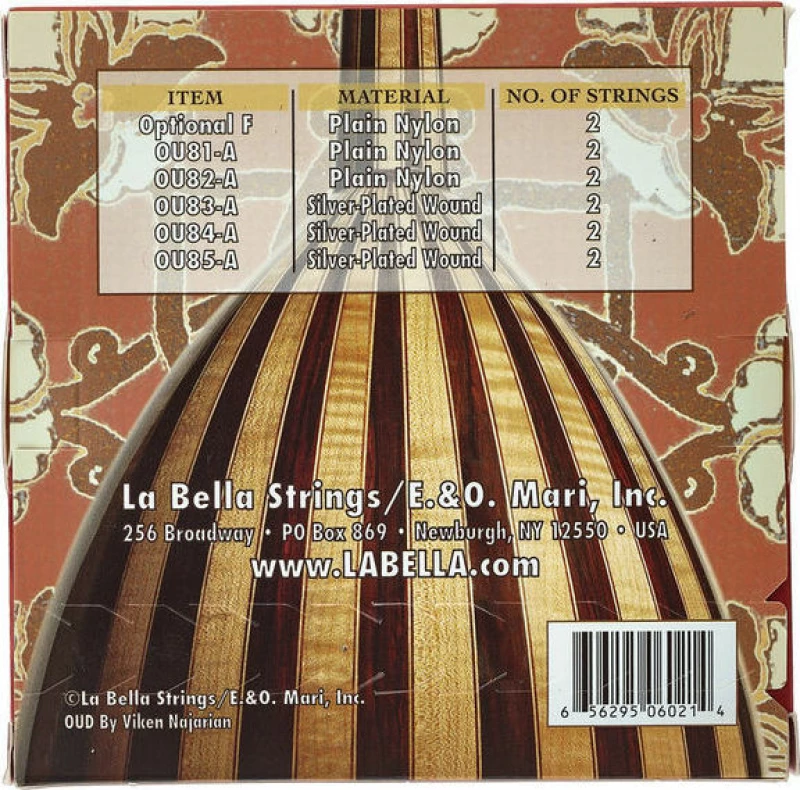 La Bella OU80-A Arabic Tuning
