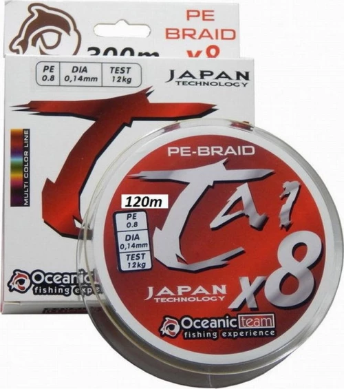 Oceanic Tai Braid x8 120m - 0.16mm