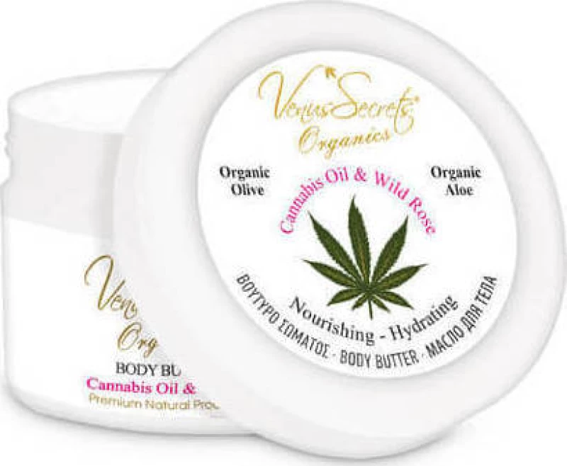 Venus Secrets Cannabis Oil & Wild Rose Body Butter 280ml