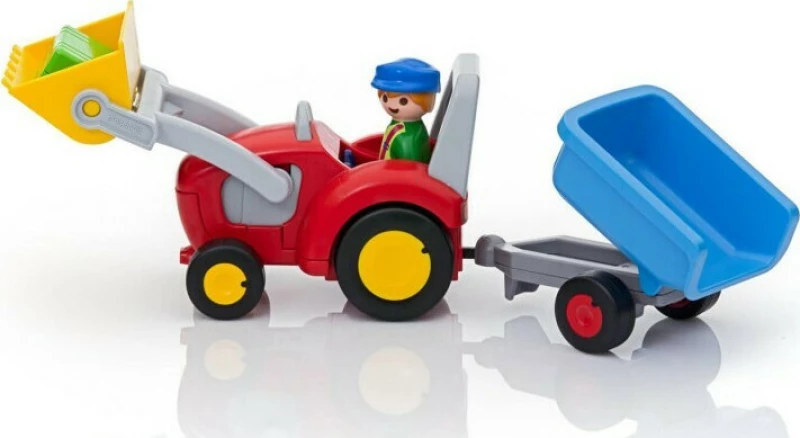 Playmobil Τρακτέρ με ρυμουλκούμενο
