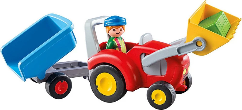 Playmobil Τρακτέρ με ρυμουλκούμενο