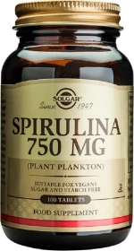 Solgar Spirulina 750mg 80 κάψουλες