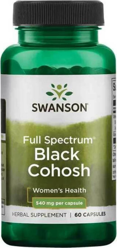 Swanson Black Cohosh 540mg 60 κάψουλες
