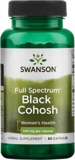 Swanson Black Cohosh 540mg 60 κάψουλες