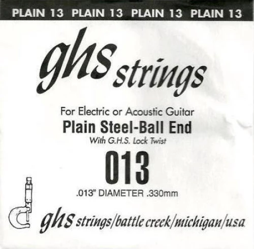GHS 013 - Plain Steel, Ball End