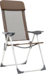 vidaXL Camping Πτυσσόμενες 4 τεμ Καφέ