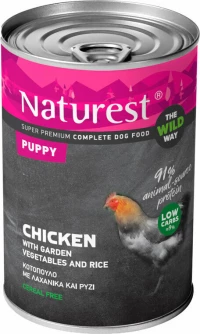 Naturest Puppy Κοτόπουλο / Λαχανικά / Ρύζι 400gr