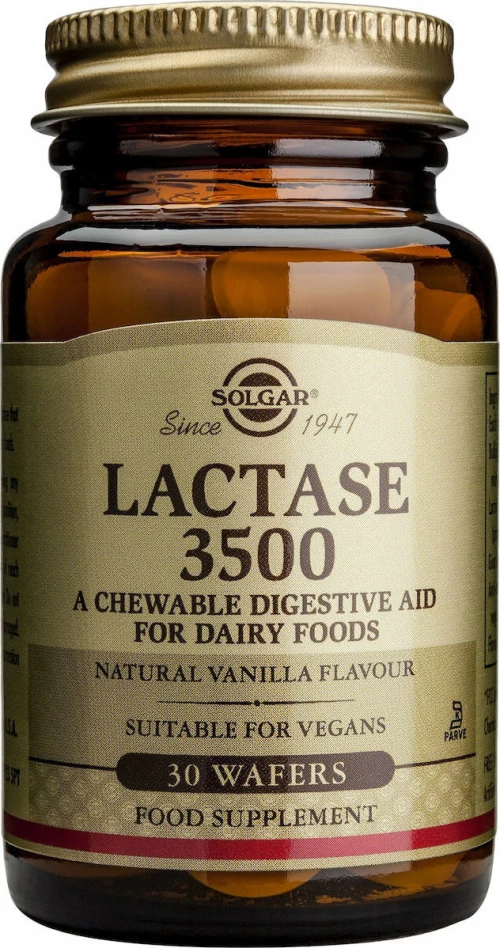 Solgar Lactase 3500 30 μασώμενες ταμπλέτες